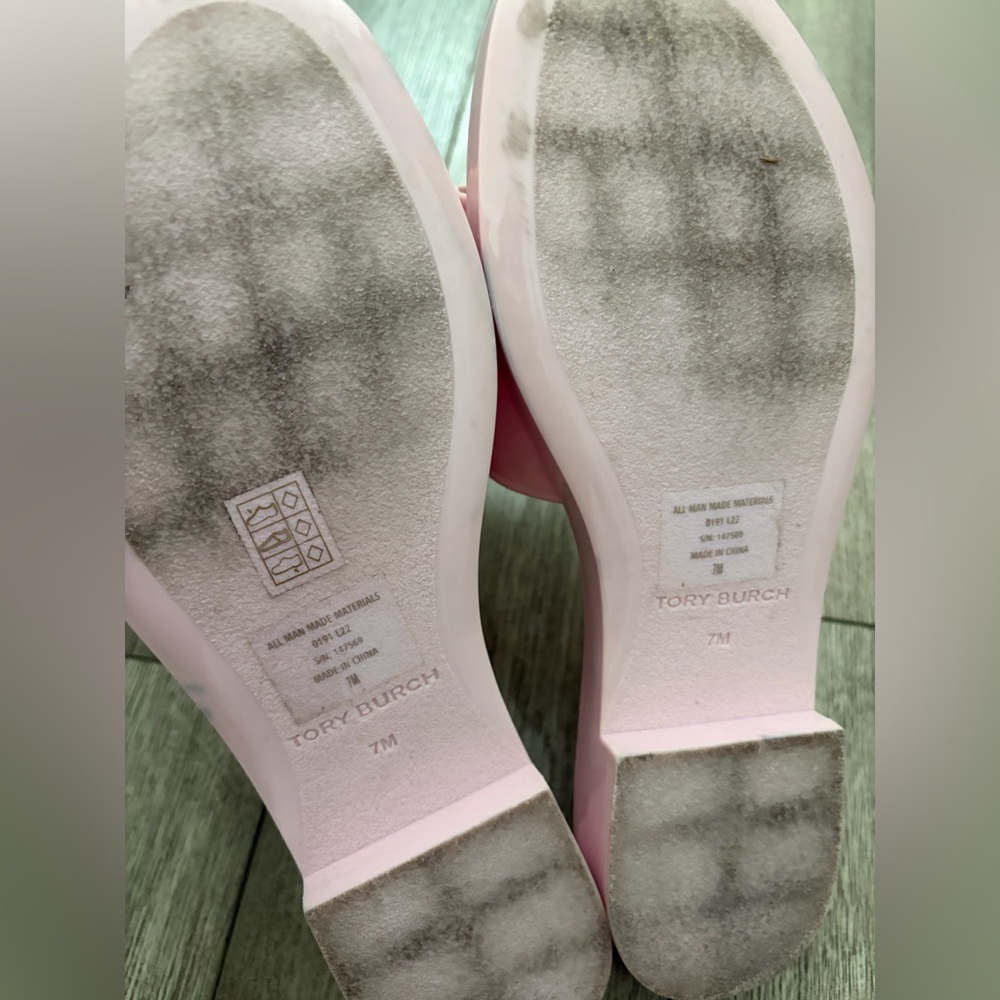 Tory Burch Eleanor Jelly Slides Petunia Pink 7 - Picture 5 of 6